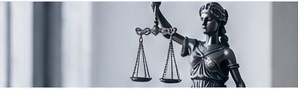 Scales of justice representing legal support