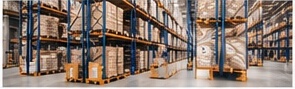 European warehouse interior